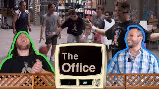 NEIGHBORS React to The Office  S1E5  BASKETBALL  FIRST TIME REACTION [upl. by Nicolella947]