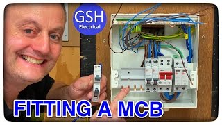 How to Fit a Circuit Breaker MCB RCBO to a Busbar Wylex No Miss Busbar Connection amp Quick Release [upl. by Toh951]