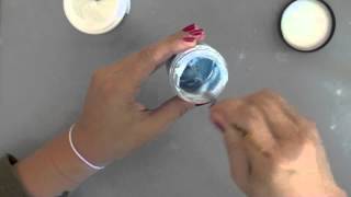 Mix up your own Embossing Paste colors using Mica Powder [upl. by Rizika]