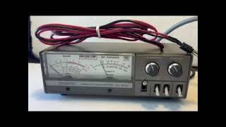 KENWOOD SW2000 SWRWATT METER [upl. by Ettenoitna]