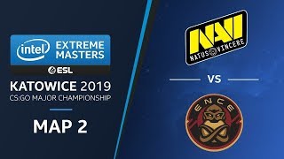 CSGO  ENCE vs NAVI Dust2 Mapa 2  Champions Stage BO3  IEM Katowice 2019 Semifinales [upl. by Llerrat]