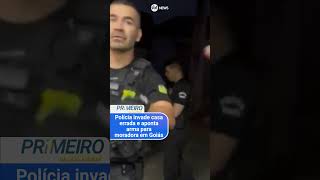 Polícia invade casa errada e aponta arma para moradora em Goiás [upl. by Kenny]