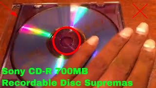 ✅ How To Use Sony CDR 700MB Recordable Disc Supremas Review [upl. by Carlee]