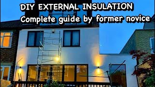 How you can DIY External Wall Insulation on your house  complete guide [upl. by Roter284]