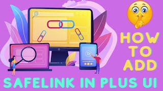 How to add safelink script in plus ui  blogger me safelink ko kaise add kare 😅  Tech Error [upl. by Elak]