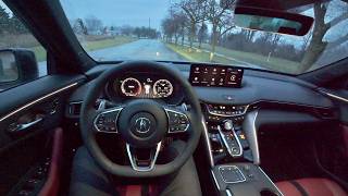 2024 Acura TLX Type S  POV Night Drive  Final Thoughts [upl. by Allesor299]