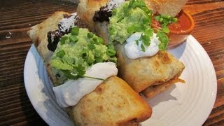 Chicken and Peppers Chimichanga [upl. by Silvestro]