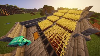 I Built an Automatic Wheat Farm in Minecraft [upl. by Peggi]