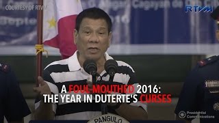 A foulmouthed 2016 The year in Dutertes curses [upl. by Shrier973]