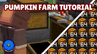 The BEST Pumpkin Farm Design for Donut SMP Tutorial [upl. by Naujud]