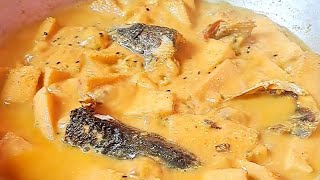 ইলিশ মাছের মাথা দিয়ে কচু তরকারি।Kochu mukhidiye ilish machHilsaFishRecipeBengali Style Fish Recipe [upl. by Jandel858]