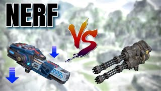 WR Atomizer after nerf VS Punisher T  Damage Comparison  War Robots Test Server [upl. by Berga886]