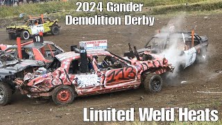 2024 Gander Demolition Derby  Limited Weld Heats [upl. by Vizza209]