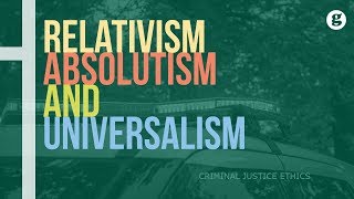 Relativism Absolutism and Universalism [upl. by Inttirb541]