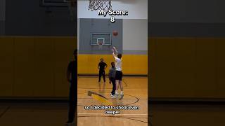 Half court shots ONLY basketball challenge shorts [upl. by Annawt]