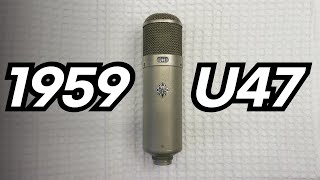 1959년 U47 마이크 스토리 │ 빈티지 마이크 리뷰 [upl. by Goody]