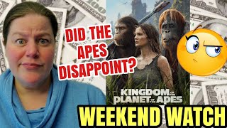 KINGDOM OF THE PLANET OF THE APES OPENING WEEKEND NUMBERS Five New Movies Debut On Friday [upl. by Grani]