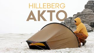 In the Snow With the Hilleberg Akto [upl. by Aseek]