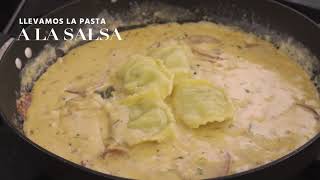 Ravioli Formagio e Spinaci con Salsa Alfredo Monticello [upl. by Iatnwahs838]