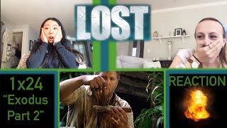 Lost  1x24 Exodus Part 2  Reaction [upl. by Cleave]