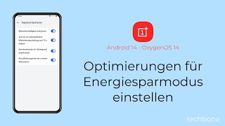 Optimierungen für Energiesparmodus einstellen  OnePlus Android 14  OxygenOS 14 [upl. by Micro]