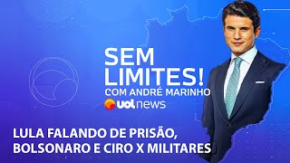 André Marinho imita Bolsonaro queimado Ciro Gomes e Lula falando de prisão  Sem Limites 6 [upl. by Bouton]