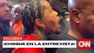 Gervonta Davis INTERUMPE entrevista de Frank Martin mientras la tensión SUBE [upl. by Jeb602]