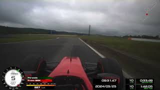 Nurburgring Pole Lap F2 1415 Qualify BossGP 2024  Onboard Simone Colombo [upl. by Nnaaihtnyc]