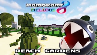 DS Peach Gardens REMADE in Minecraft Mario Kart 8 Deluxe [upl. by Holcman]