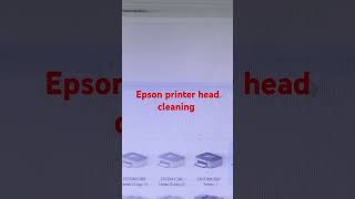 Epson printer head cleaning prablem [upl. by Sansone]