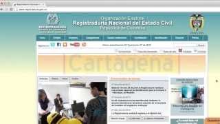 Descarga el certificado de vigencia de tu cédula en internet [upl. by Yhtimit656]