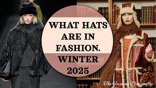 WHAT KIND OF HATS ARE IN FASHION IN WINTER 2025 SEASONAL TRENDS [upl. by Laved]