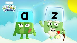 Writing Made Easy  Learn letters from A to Z  Learn To Read  Alphablocks [upl. by Notlad]