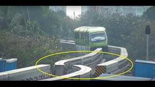 MUMBAI MONORAIL  Dont Miss The End amp See Something called TURNOUT Never Seen Before [upl. by Inanaup]