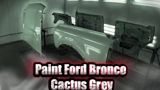 Ford BRONCO Paint Cactus Grey 💥Фінал малярки [upl. by Bundy]