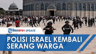 Di Tengah Suka Cita Gencatan Senjata Polisi Israel Kembali Serang Warga Palestina di Masjid AlAqsa [upl. by Akeimahs]