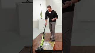 Lets test the H2O HD Steam Cleaner on floor cleaning SteamCleaner FloorCleaning CleaningHacks [upl. by Ahserkal531]