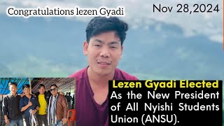 Finally ANSU president lezen Gyadi ban Gayacongratulations Lezen Gyadi president ANSU 202427 [upl. by Magan]