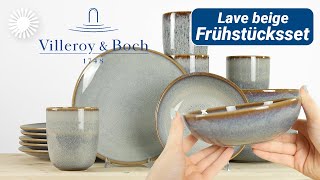 Villeroy amp Boch Lave beige Frühstücksset  Hertie [upl. by Oad580]