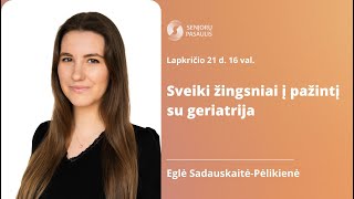 Sveiki žingsniai į pažintį su gerontologija [upl. by Anela]