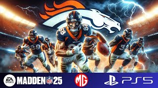 Broncos vs Raiders Madden NFL 25 PS5 Gameplay  NFL Week 5 [upl. by The]