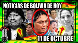 🔴 NOTICIAS DE BOLIVIA DE HOY 11 DE OCTUBRE 2024 🇧🇴 ¡Lo Más Relevante y Sorprendente 🎤 [upl. by Ajan626]