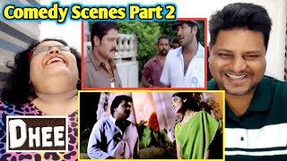 Dhee Movie Best Comedy Scenes REACTION  Brahmanandam Vishnu Sunil  Dhee Comedy Scenes 2  dhee [upl. by Suvart]