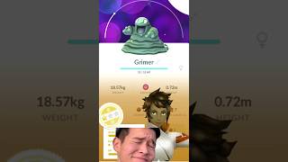 Getting lucky with another grimmer ✨🫠shiny pokmongo pokemon ポケモンgo [upl. by Wycoff184]