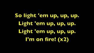 Light Em Up Fall Out Boy Lyrics [upl. by Arnoldo]