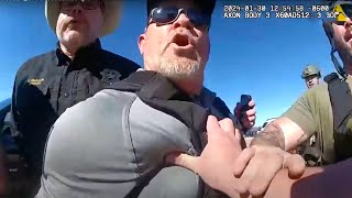 Police FIGHT Sheriffs Deputies In Oklahoma [upl. by Devon137]