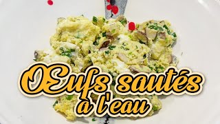 Recette Saine  Œufs Sautés à lEau Sans Huile  Idéal pour le Régime  Recettes Cuisines Chinoises [upl. by Notsob]