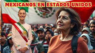 Presidenta de mexico claudia sheinbaum ABLA de migrantes mexicanos en estados unidos [upl. by Christie407]