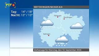 RTF1  Wetter vom 9 September 2024 [upl. by Tyre]