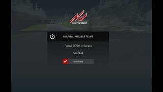 Assetto corsa record Fiorano  54264  F1 2017 [upl. by Kenaz624]